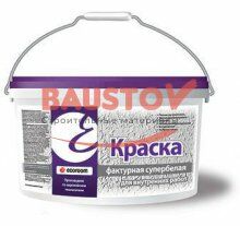 картинка Краска фактурная супербелая для внутренних работ по бетону