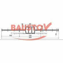 картинка Гидрошпонка Аквастоп ДВ-320/50 ПВХ