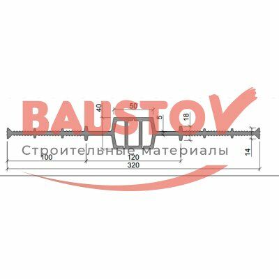 детальное изображения Гидрошпонка Аквастоп ДВ-320/50 ПВХ