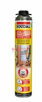 картинка Зимняя пистолетная желтая пена SOUDAL