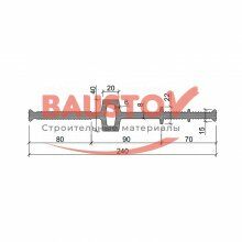 картинка Гидрошпонка Аквастоп ДВС-240/20 ПВХ