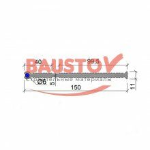картинка Гидрошпонка Аквастоп ХВН 150 1х06 ПВХ