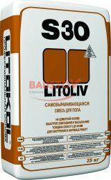 Самовыравнивающаяся смесь для пола LITOLIV S30 подробно