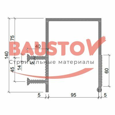 детальное изображения Гидрошпонка Аквастоп ДЗС-140/100-2/40 ПВХ
