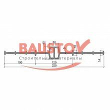 картинка Гидрошпонка Аквастоп ДВ-320/30 ПВХ