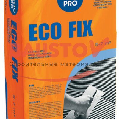 Клей для плитки Kiilto Eco Fix подробно