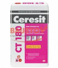 подробно Клей для крепления минераловатных плит Ceresit CT 180