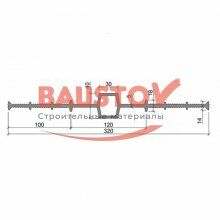 картинка Гидрошпонка Аквастоп ДВ-320/30.1 ПВХ