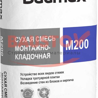 Baumax М-200 Монтажно-кладочная смесь подробно