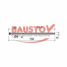картинка Гидрошпонка Аквастоп ХВН-150 1х04 ПВХ