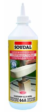 Водостойкий полиуретановый клей для дерева 66A SOUDAL подробно