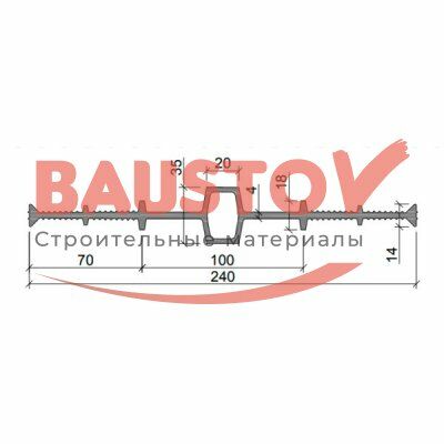 детальное изображения Гидрошпонка Аквастоп ДВ-240/20 ПВХ