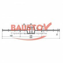 картинка Гидрошпонка Аквастоп ДВ-320/40 ПВХ