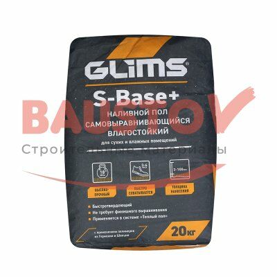 Наливной пол GLIMS®S-Base+ самовыравнивающийся подробно