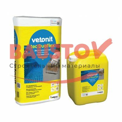 детальное изображения Высокоэластичная цементная гидроизоляция Vetonit Tec DuoFlex