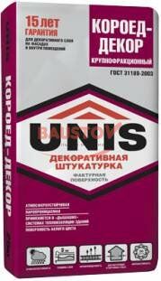 КОРОЕД-ДЕКОР (крупнофр.) декоративная штукатурка 25 кг подробно