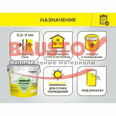 Vetonit LR Pasta Brilliant подробно