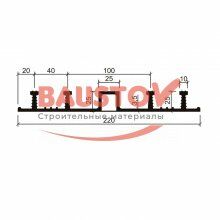 картинка Гидрошпонка Аквастоп ДО-220/25-4/25 (EPDM)