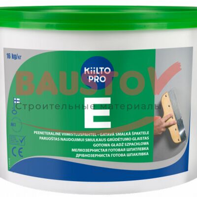 Готовая шпатлёвка Kiilto E подробно