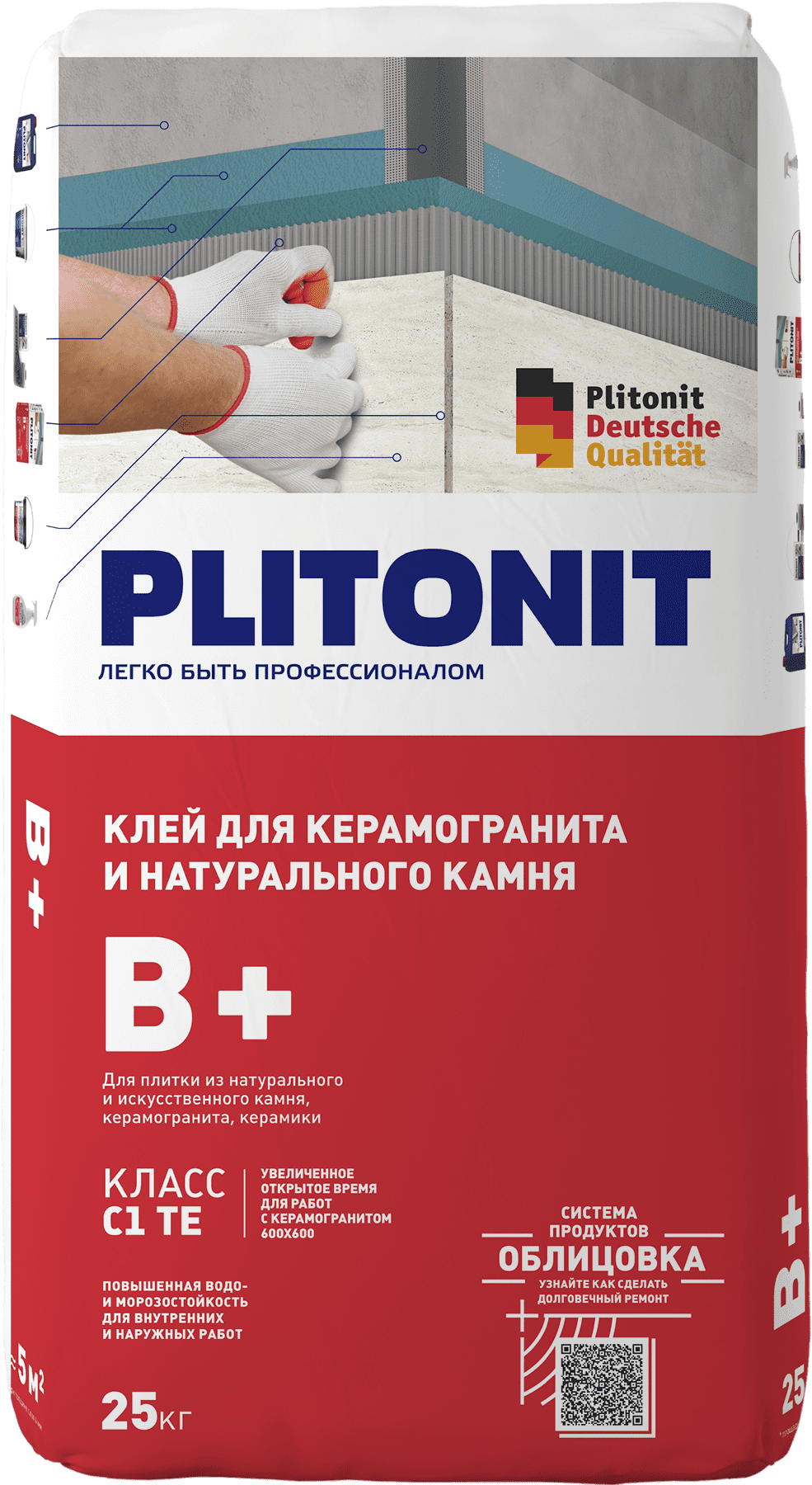 подробно ПЛИТОНИТ В+ 25кг