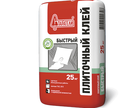 подробно Плиточный клей Быстрый Старатели