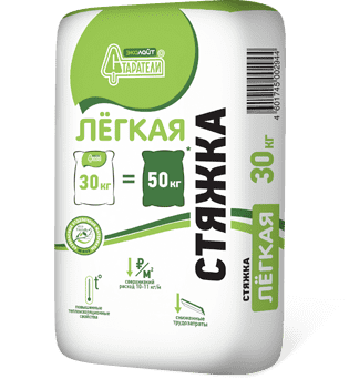 подробно Стяжка легкая Эколайт Старатели
