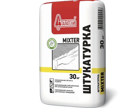 подробно Штукатурка MIXTER Старатели