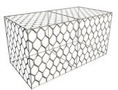Коробчатый габион 0,5x0,5x0,5 С80-2,7-Ц  (База+крышка) фотография