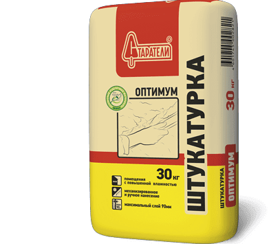 подробно Штукатурка Оптимум Старатели
