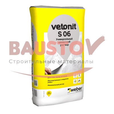 Weber.Vetonit S06 подробно