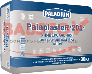 Штукатурка гипсовая СЕРАЯ PalaplasteR-201 подробно