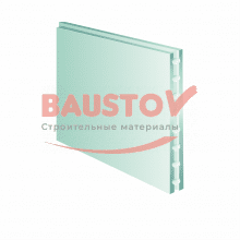 картинка Пазогребневые плиты Barkraft 80 мм пустотелые влагостойкие