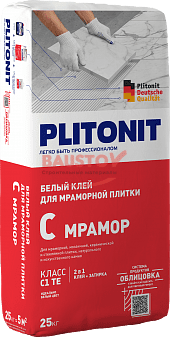 ПЛИТОНИТ С Мрамор 25кг подробно