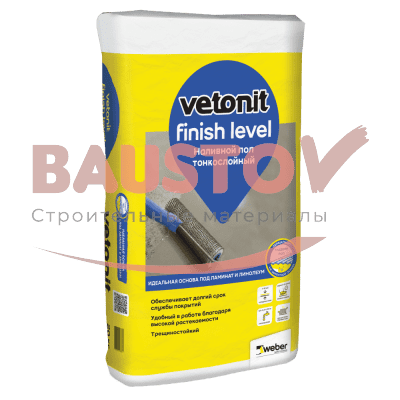 Суперфинишный наливной пол Weber. Vetonit Finish Level подробно