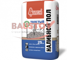 подробно Наливной пол Толстый Старатели