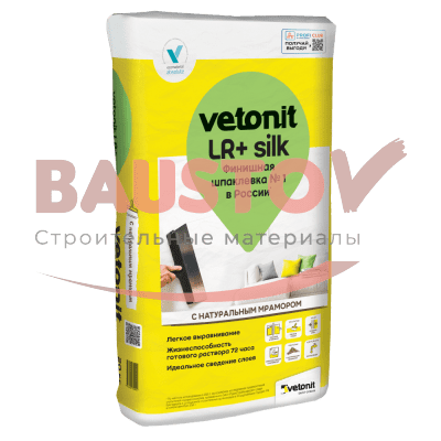 Финишная шпаклевка Vetonit LR+ Silk подробно