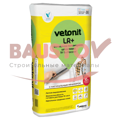Финишная шпаклевка Vetonit LR+ подробно