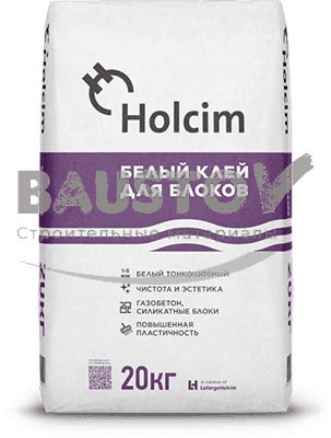 подробное фото Белый клей для блоков Holcim