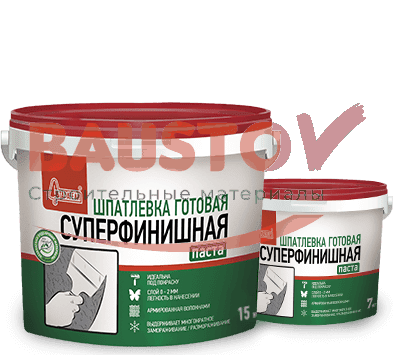 Готовая шпатлевка Суперфинишная Старатели подробно