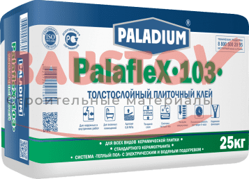 Плиточный клей PalafleХ-103 подробно