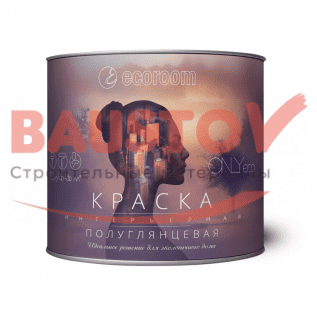 картинка Краска акриловая ONLYeco интерьерная полуглянцевая