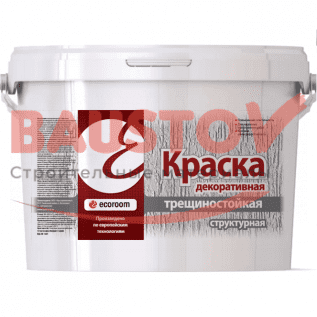 картинка Краска трещиностойкая декоративная структурная