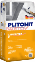 подробно Смесь сухая шпаклёвочная цементная для наружных и внутренних работ PLITONIT К 20 кг