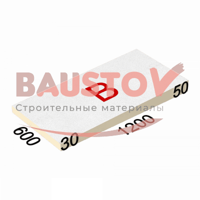 фото Утеплитель LOGICPIR Slope СХ/СХ 1,7 %, элемент B, 1200х600х30-50 мм