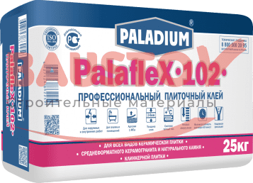 Плиточный клей PalafleX-102 подробно