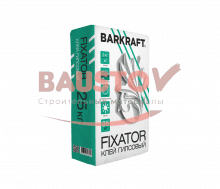 картинка Гипсовый клей для ПГП, ГКЛ, элементов из гипса BARKRAFT FIXATOR, 25 КГ