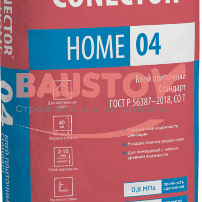 CONECTOR® HOME 04 Клей плиточный Стандарт 25 кг подробно
