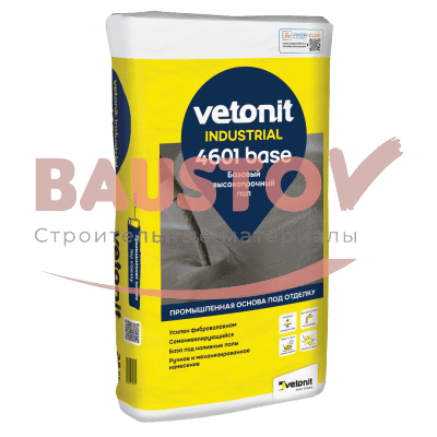 Базовый высокопрочный пол Vetonit industrial 4601 base подробно