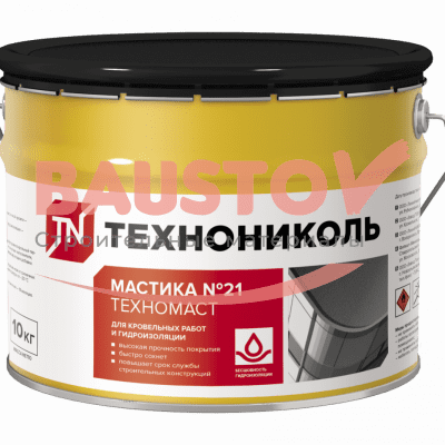 детальное изображения Мастика кровельная Техномаст №21, ведро 10 кг