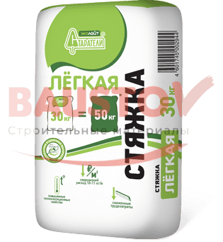 Стяжка легкая Эколайт Старатели подробно